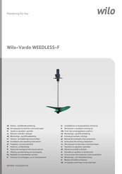 Wilo Vardo WEEDLESS-F Einbau- Und Betriebsanleitung