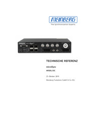 Meinberg microSync HR301/DC Technische Referenz