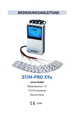 Axion STIM-PRO X9a Bedienungsanleitung