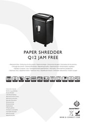 Q-Connect Q12 JAM FREE Bedienungsanleitung