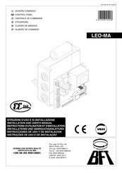 BFT LEO-MA Installations- Und Gebrauchsanleitung