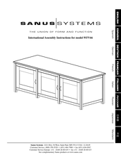 Sanus Systems WFV66 Montageanleitung