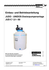 Judo JUD-C series Einbau- Und Betriebsanleitung