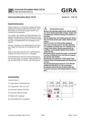 Gira 1043 00 Gebrauchsanweisung