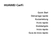 Huawei CarFi Kurzanleitung