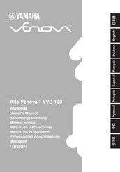 Yamaha Alto Venova YVS-120 Bedienungsanleitung