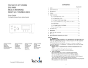 TECHCON SYSTEMS DX-500R Handbuch
