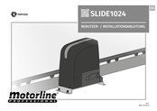 Motorline professional SLIDE1024 Benutzer Installationsanleitung