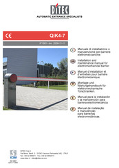 DITEC QIK7EH Montage- Und Wartungshandbuch