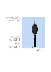 Norsonic nor1217 Bedienungsanleitung