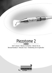 ACTEON Equipment SATELEC Piezotome 2 Benutzerhandbuch