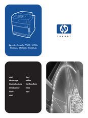 HP color LaserJet 5500dtn Handbuch