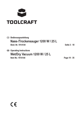 TOOLCRAFT 1914144 Bedienungsanleitung