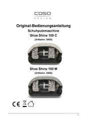 CASO DESIGN Shoe Shine 100 series Original Bedienungsanleitung