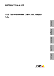 Axis T8640 Installationsanleitung