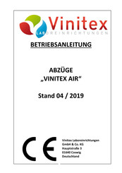 VINITEX AIR Betriebsanleitung