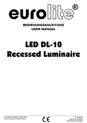 EuroLite LED DL-10 Bedienungsanleitung