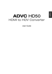 Canopus ADVC HD50 Handbuch