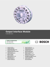 Bosch FLM-420-O2-E Installationsanleitung