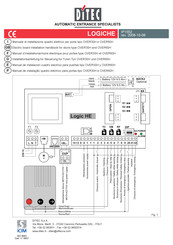 DITEC OVER30H Installationsanleitung