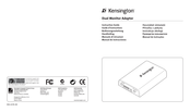 Kensington Dual Monitor Bedienungsanleitung