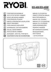 Ryobi ED-400 Benutzerhandbuch