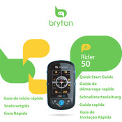 Bryton Rider 50 Schnellstartanleitung