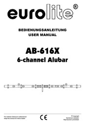 EuroLite AB-616X Bedienungsanleitung