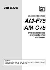 Aiwa AM-F75 Bedienungsanleitung