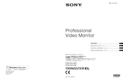 Sony TRIMASTER EL PVM-2551MD Gebrauchsanweisung