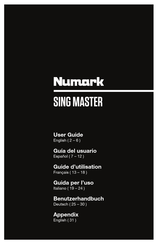 Numark sing master Benutzerhandbuch