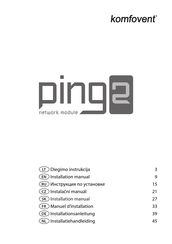 Komfovent Ping2 Installationsanleitung