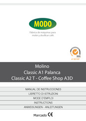 MODO Molino Classic A1 Palanca Anweisungen, Anleitungen