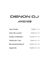 Denon DJ AXIS 12S Benutzerhandbuch