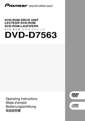 Pioneer DVD-D7563 Bedienungsanleitung