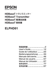 Epson HDBaseT ELPHD01 Bedienungsanleitung