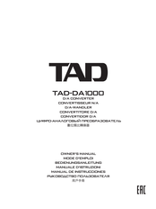 TAD TAD-DA1000 Bedienungsanleitung