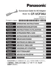 Panasonic CF-VCF36U Bedienungsanleitung