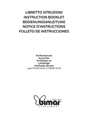 Bimar PA100 Bedienungsanleitung