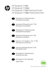 HP DesignJet T1700 Series Einführende Informationen
