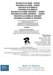 Ravaglioli RAV307H.4 VAR290/F VARSC Übersetzung Der Originalanleitung