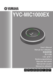 Yamaha YVC-MIC1000EX Bedienungsanleitung
