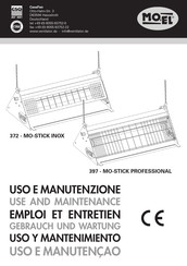 MO-EL MO-STICK INOX 372 Gebrauch Und Wartung