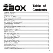 Zotac ZBOX series Schnellanleitung