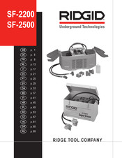 RIDGID SuperFreeze SF-2500 Bedienungsanleitung