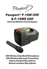 Passport P-10WE UHF Bedienungsanleitung