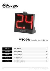 Favero Electronics WSC-24S Benutzerhandbuch