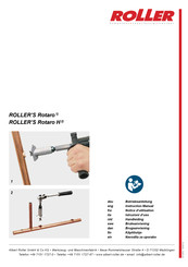 Roller ROLLER'S Rotaro H Betriebsanleitung