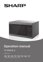 Sharp YC-MS51E-S Bedienungsanleitung