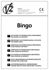 V2 Bingo Serie Bedienungsanleitung